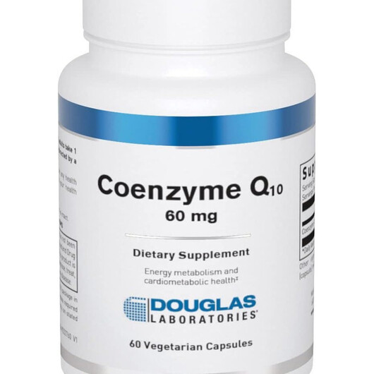 Основне фото товару Coenzyme Q10 Основне фото товару Douglas Laboratories, Coenzyme Q10, Коензим CoQ10, 60 капсул