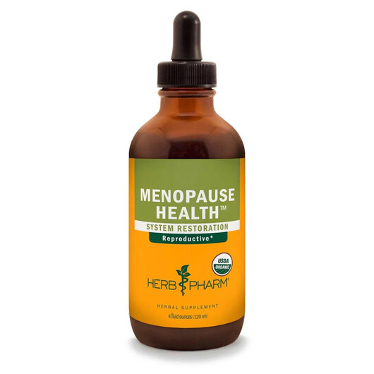 Основне фото товару Organic Healthy Menopause Основне фото товару Herb Pharm, Organic Healthy Menopause, Підтримка менопаузи, 120 м
