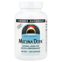Mucuna Dopa 100 mg Мукуна Source Naturals 120 капсул