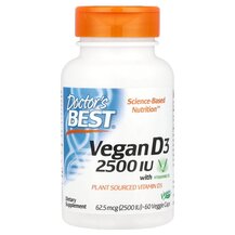 Vegan D3 + D3 2500 IU Витамин D3 2500 IU Doctor's Best