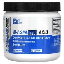 D-Aspartic Acid Unflavored Аспартат EVLution Nutrition D-Aspartic Acid Unflavored Аспартат EVLution Nutrition