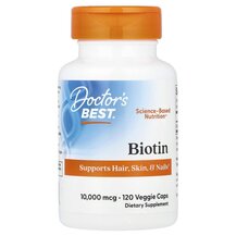 Biotin 10000 mcg Биотин 10000 мкг Doctor's Best 120 капсул