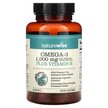 Фото товару Naturewise, Omega 3 Plus Vitamin E, Вітамін E Токофероли, 60 капс