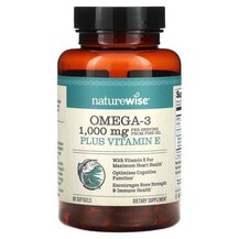 Вітамін E Токофероли Omega 3 Plus Vitamin E Naturewise Вітамін E Токофероли Omega 3 Plus Vitamin E Naturewise
