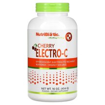 Immunity Cherry Electro-C Витамин C NutriBiotic 454 г