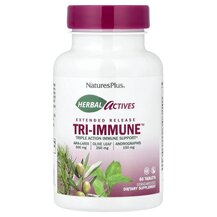 Herbal Actives Tri-Immune Травяные добавки Natures Plus