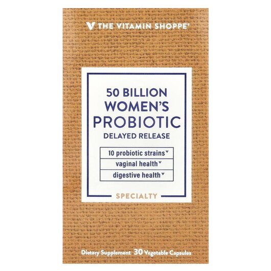 Основное фото товара Пробиотики для женщин, Women's Probiotic 50 Billion, 30 капс