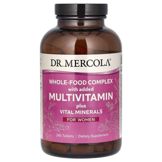 Основное фото товара Whole-Food Complex Multivitamin For Women Основное фото товара Витамины для женщин, Whole-Food Complex Multi, 240 таблеток