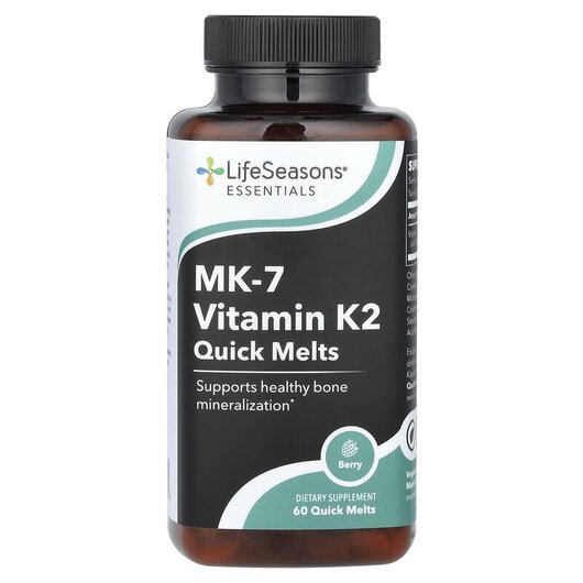Основное фото товара Essential MK-7 Vitamin K2 Quick Melts Berry Основное фото товара Витамин K2, Essential MK-7 Vitamin K2 Quick Melts Berry, 60 табле