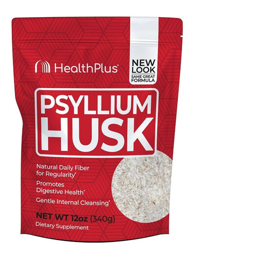 Основне фото товару Health Plus, Psyllium Husk, Псиліум, 340 г