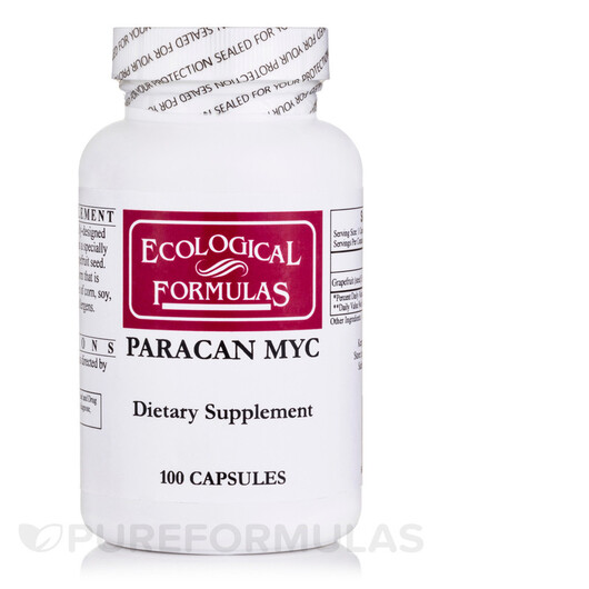 Основне фото товару Ecological Formulas, Paracan MYC, Засіб від паразитів, 100 капсул