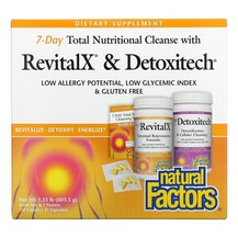 Детокс та очищення RevitalX & Detoxitech Natural Factors Детокс та очищення RevitalX & Detoxitech Natural Factors