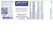 Фото состава Pure Encapsulations, Ресвератрол, Resveratrol, 60 капсул
