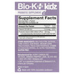 Фото состава Kidz Probiotic Supplement Age 2+ Фото состава Bio-K+, Пробиотики, Kidz Probiotic Supplement Age 2+, 28 шт
