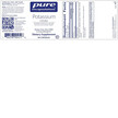 Фото состава Pure Encapsulations, Калий, Potassium citrate, 90 капсул