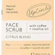 Фото состава UpCircle Beauty, Скраб, Face Scrub with Coffee + Rosehip Oil, 100