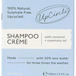 Фото состава Шампунь, Shampoo Cr&egrave;me with Coconut + Rosemary Oil, 100 мл