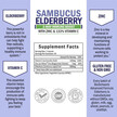 Фото состава Черная Бузина, Advanced Formula Sambucus Elderberry, 60 капсул