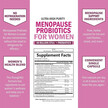 Фото состава Поддержка менопаузы, Menopause Probiotics For Women, 60 капсул