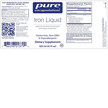 Фото состава Pure Encapsulations, Железо, Iron Liquid, 120 мл