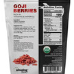 Фото складу Amazing Foods Raw-Organic Goji Berries, Ягоди Годжі, 1 lb
