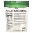 Фото состава NOW Foods, Мука, Real Food Organic Almond Flour Superfine, 454 г