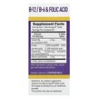 Фото складу Extra Strength B-12 B-6 & Folic, Вітамін B9 Фолієва кислота, 