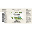 Фото складу Dr. Mercola, Organic Thyme Essential Oil, Ефірна олія, 30 мл