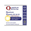 Фото складу Quantum Nutrition Labs, Quantum Vitamin D3 & K2, Вітаміни D3 