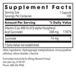 Фото складу Vitamin E Succinate Фото складу Vitamin E Succinate, Вітамін E Токофероли, 100 капсул
