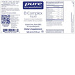 Фото состава Pure Encapsulations, B-комплекс, B-Complex Liquid, 140 мл