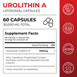 Фото состава Neurogan Health, Уролитин A, Liposomal Urolithin A, 60 капсул