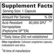 Фото складу AST Enzymes, Serrapeptase, Серрапептаза, 120 капсул