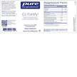 Фото складу Pure Encapsulations, GI Fortify, Підтримка кишківника, 400 г