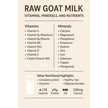 Фото состава Goat Milk Lotion - Frankincense & Myrrh Фото состава Лосьон для тела, Goat Milk Lotion - Frankincense & Myrrh, 340