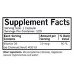 Фото складу Vitamin D-3 400 IU Hypoallergenic Фото складу Kirkman, Vitamin D-3 400 IU Hypoallergenic 120, Вітамін D3, 120 к