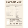 Фото состава Лосьон для тела, Goat Milk Lotion - Black Raspberry Vanilla, 340 