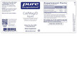 Фото складу Pure Encapsulations, Cal/Mag/D Liquid, Кальцій Магній, 480 мл
