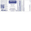 Фото состава Boron Glycinate Фото состава Pure Encapsulations, Бор, Boron Glycinate, 60 капсул