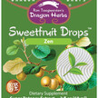 Фото складу Sweetfruit Drops Zen Фото складу Dragon Herbs, Sweetfruit Drops Zen, L-Теанін, 60 мл