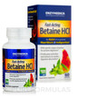 Фото состава Enzymedica, Бетаин гидрохлорид, Fast-Acting Betaine HCL, 60 капсу