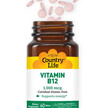 Фото состава Country Life, Витамин B12 Кобаламин, Vitamin B12, 60 таблеток
