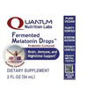 Фото состава Quantum Nutrition Labs, Мелатонин, Fermented Melatonin Drops, 54 