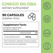 Фото состава Neurogan Health, Гинкго Билоба, Ginkgo Biloba Capsules, 90 капсул