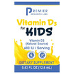 Фото складу Vitamin D3 for Kids Фото складу Premier Research Labs, Vitamin D3 for Kids, Вітамін D3, 3 for Kid