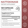 Фото состава Neurogan Health, Наттокиназа, Nattokinase Capsules, 120 капсул