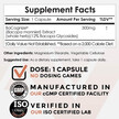 Фото складу Nootropics Depot, BaCognize 300 mg, Підтримка мозку, 120 капсул