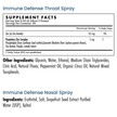 Фото состава Спрей для горла, Immune Defense Throat Spray, 27 мл