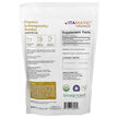 Фото складу Organic Ashwagandha Powder Фото складу Vitamatic, Organic Ashwagandha Powder, Ашваганда, 454 г