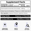 Фото складу Palmitoylethanolamide Capsules 400 mg, ПЕА, 60 капсул